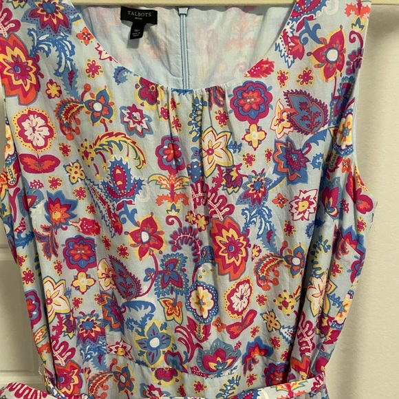 Talbots Multicolor Floral Maxi Dress - Picture 4 of 15